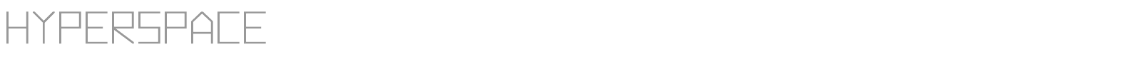 Hyperspace font preview
